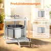 YARDIN 12L nerezová odšťavovač na ovocie, na hrozno, Náhľad obrázku produktu 2