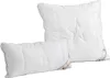 Two white pillows, one rectangular and one square, are shown against a white background. Produktbild-Vorschau