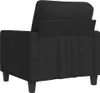 vidaXL Sessel Schwarz 60 cm Stoff Produktbild-Vorschau 6