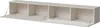 A wall-mounted cabinet with four open compartments and two doors. Produktbild-Vorschau