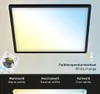 LED Panel Dimmbar Fernbedienung Ultraflach CCT 22 W schwarz Produktbild-Vorschau 5