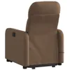 Massagesessel mit Aufstehhilfe Braun Stoff Produktbild-Vorschau 4