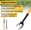 TORNADICA Gartenkralle T-Griff Unkrautentferner Produktbild-Vorschau 4