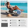 Zahradní lehátko tectake® Taya, ergonomické, s houpací Náhled obrázku produktu 12