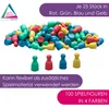 Wissner aktiv Lernen, Satz aus 100 Spielfiguren in 4 Produktbild-Vorschau 2