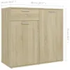 vidaXL Sideboard chêne Sonoma 80x36x75 cm bois composite Voir les images du produit 8