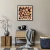 Gerahmtes Poster - Schwarzer Rahmen - Holz Baumstämme Produktbild-Vorschau 7
