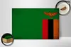 Holzschild Flagge Sambia 30x20cm Flag of Zambia Vintage Produktbild-Vorschau 2