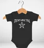 Baby Body lustig Aufschrift Deathmetal Pentagramm Geschenk Produktbild-Vorschau 2