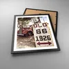 Gerahmtes Poster - Schwarzer Rahmen - Straße alt 66 USA - Produktbild-Vorschau 3