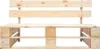 A wooden bench made from pallets, shown against a white background. Náhľad obrázku produktu