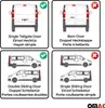 Clony proti slunci na zakázku pro VW T4 1990-2003 krátké Náhled obrázku produktu 4