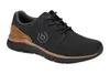 A single black sneaker with brown accents, shown from a side-diagonal view against a white background. Produktbild-Vorschau