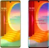 Two smartphone screens displaying a wallpaper with stairs and a crescent moon, with text overlays indicating different product qualities. Produktbild-Vorschau