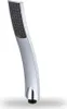 A chrome hand shower head with a textured spray face is shown against a white background. Produktbild-Vorschau