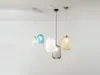 LED Pendellampe einflammig Relief Kristallglas mit Produktbild-Vorschau 8