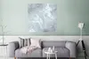 MuchoWow® Poster Marmor - Chic - Weiß 75x75 cm - Wand Produktbild-Vorschau 5