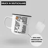 Trendation - Basketball Spieler Emaille Tasse Geschenk Produktbild-Vorschau 3