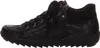 A side view of a black high-top sneaker. Produktbild-Vorschau