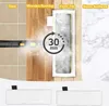 A collage of images showing floor cleaning with a steam mop, highlighting different floor types and accessories. Produktbild-Vorschau