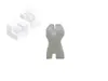 A white product on a white background, with two faint cube graphics in the upper left corner. Produktbild-Vorschau
