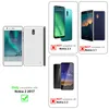 Cadorabo Hülle für Nokia 2 2017 Schutzhülle in Silber Hard Produktbild-Vorschau 2