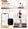 Damen-Smartwatch mit Telefonfunktion über 100 Sportmodi, Produktbild-Vorschau 4