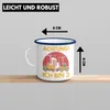Trendation - Achtung Ich Bin 3 Emaille Tasse Geschenk Produktbild-Vorschau 3