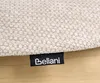 BELIANI Esszimmerstuhl 2er Set Hellbeige Stoffbezug mit Produktbild-Vorschau 9