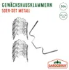 DEUBA® Gewächshausklammern rostfrei 50 Stück Produktbild-Vorschau 3