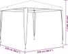 Tenda per feste 2,5x2,5 m blu Anteprima dell’immagine prodotto 7