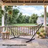 Outsunny Hängemattengestell Metall mit Haken 360x92x112 cm Produktbild-Vorschau 2