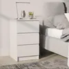 Komoda SOLA – bílá – 3 zásuvky – šířka 40 cm, výška 69 cm, Náhled obrázku produktu 1