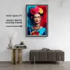 Frida Kahlo Poster - Porträt Poster - Maler Poster - Blumen Produktbild-Vorschau 2