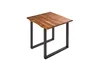 Möbelretoure Esstisch Baumkante 90 x 90 cm Akazie cognac Produktbild-Vorschau 3