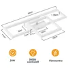 ZMH Deckenlampe LED Deckenleuchte Wohnzimmer - 20W Modern Produktbild-Vorschau 4