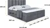 ALTDECOR Boxspringbett mit H3 Matratze und Topper - 140 x Produktbild-Vorschau 6