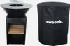 Braciere barbecue con vano portalegna e copertura, Ø81,5cm, Anteprima dell’immagine prodotto 1