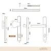 Premium Drückergarnitur Victory DHS 92mm - Rechteckig - Griff-Knauf Produktbild-Vorschau