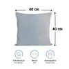 Komfortec 100% Baumwolle Kissenbezüge 2er Set 40x40 cm, Produktbild-Vorschau 3