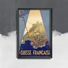 Poster - Canvas - Leinwand - 29,7 cm x 42 cm - La Suisse Produktbild-Vorschau 1
