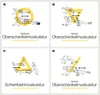 Four panels showing different exercises for leg muscles using a foam roller. Produktbild-Vorschau