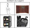 A collage of four images showcasing different types of key organizers and lock picking tools. Produktbild-Vorschau