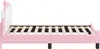 Bedframe voor kinderen met hoofdbord Roze 80 x 160 cm PU Productafbeelding-voorbeeld 6