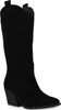 VAN HILL Damen Cowboystiefel Stiefel Stickereien Schuhe Produktbild-Vorschau 1