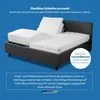 Split Kaltschaum Topper 180x200 cm - Lyocell 3D - Mittel - Produktbild-Vorschau 3