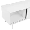 TV komoda Merax s 3 posuvnými dvierkami a sklenenou doskou, Náhľad obrázku produktu 12