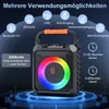 JYX Tragbares Lautsprechersystem mit Mikrofon für Karaoke, Produktbild-Vorschau 8