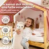 Hausbetthimmel aus Musselin - Hausbett Deko für Mädchen & Produktbild-Vorschau 6