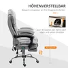 Vinsetto Fauteuil de bureau massant et chauffant, chaise de Voir les images du produit 6